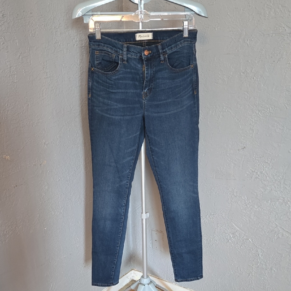 Madewell Blue Skinny Jeans Roadtripper